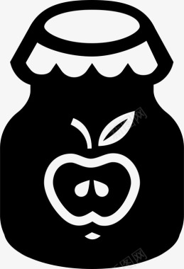 果酱苹果食品图标图标