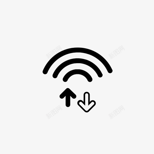 wifi数据移动ui信号图标svg_新图网 https://ixintu.com wifi数据 信号 无线 移动ui 移动ui元素