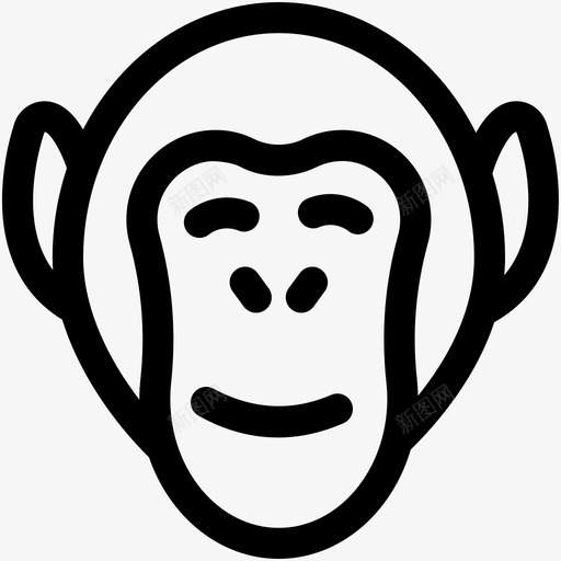 猴子丘陵地区淘气图标svg_新图网 https://ixintu.com 丘陵地区 人 动物 动物和鸟类可爱的图标 干鼻子 淘气 狒狒 猕猴 猴子 猴脸 聪明