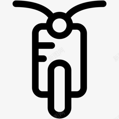 vespa自行车摩托车图标图标