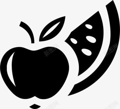 水果苹果甜点图标图标