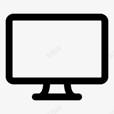 显示器电脑屏幕显示电脑图标图标