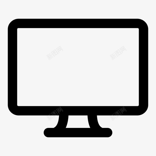 显示器电脑屏幕显示电脑图标svg_新图网 https://ixintu.com led显示器 个人电脑 屏幕通知 显示器 显示电脑 电脑屏幕