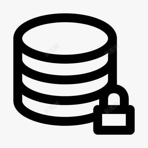 锁数据库上传存储图标svg_新图网 https://ixintu.com 上传 保护 多用户 存储 数据库 源 索引 记录 转换 过期信息 锁数据库