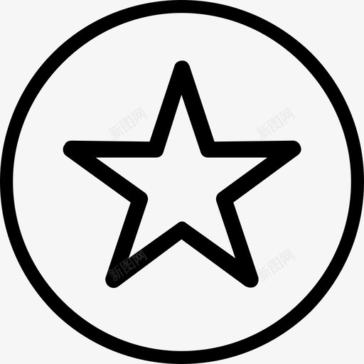 星星极好最爱图标svg_新图网 https://ixintu.com 星星 最爱 极好 标签 标记 轮廓1