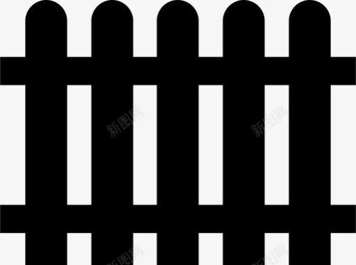 篱笆后院栅栏图标图标