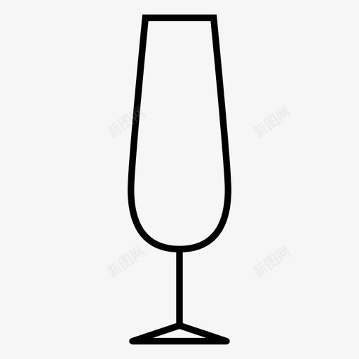 香槟杯泡泡庆祝图标svg_新图网 https://ixintu.com 庆祝 泡泡 派对 食物和饮料 饮料 香槟杯