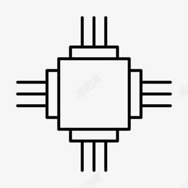 芯片设备电子产品图标图标
