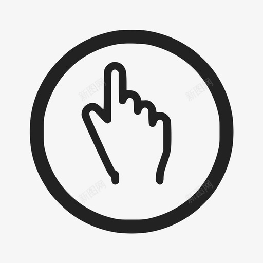 按点击付费商业营销图标svg_新图网 https://ixintu.com 优化 商业 按点击付费 搜索引擎优化 网络 营销