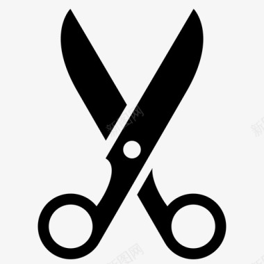剪刀剪缝纫图标图标