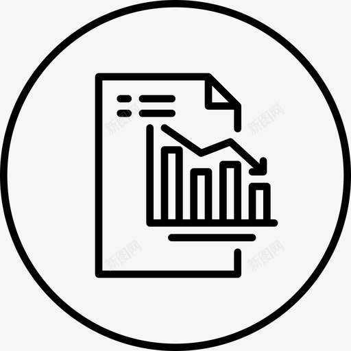 失败业务文档图标svg_新图网 https://ixintu.com 业务 业务循环 失败 报告 推理 文档 统计