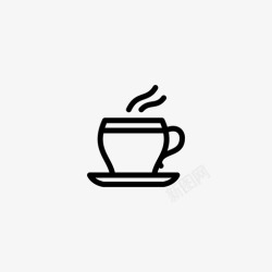 风味茶咖啡杯早餐风味饮料图标高清图片