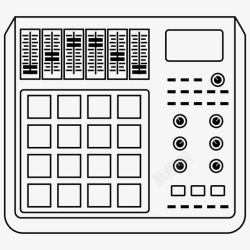 塔林midi合成器录音室采样器图标高清图片