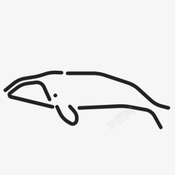 露嵴鲸露脊鲸海洋图标高清图片
