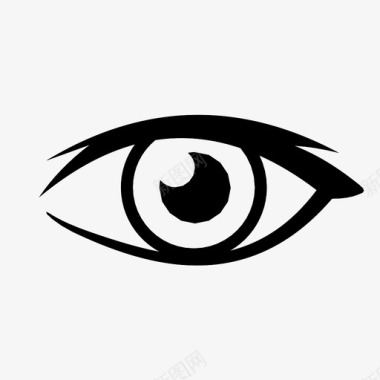 眼睛视力可见光图标图标