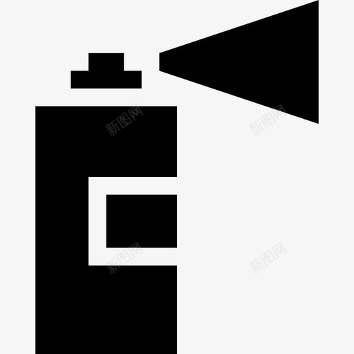 喷漆气雾剂罐图标svg_新图网 https://ixintu.com ios工具栏图标字形 喷涂 喷漆 气雾剂 罐