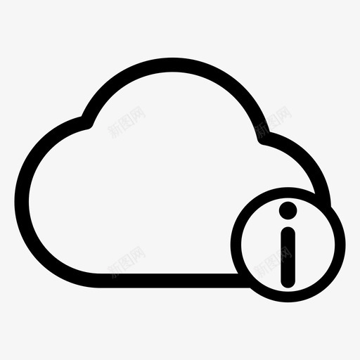 云信息云计算云数据图标svg_新图网 https://ixintu.com 云 云信息 云数据 云服务 云计算 天气 天空
