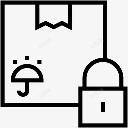 运输保险安全安全运输图标svg_新图网 https://ixintu.com 保护 保护箱 全球物流线图标 包装 包裹 安全 安全运输 运输 运输保险