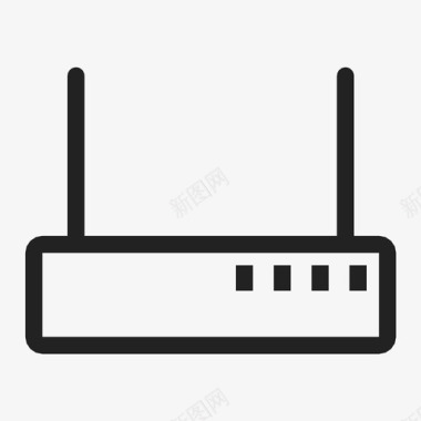调制解调器连接互联网图标图标