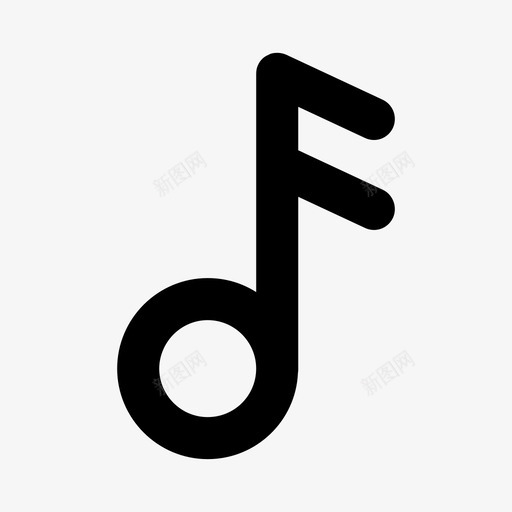 乐谱旋律符号图标svg_新图网 https://ixintu.com 乐谱 声音 声音音乐提纲加粗 旋律 曲调 符号