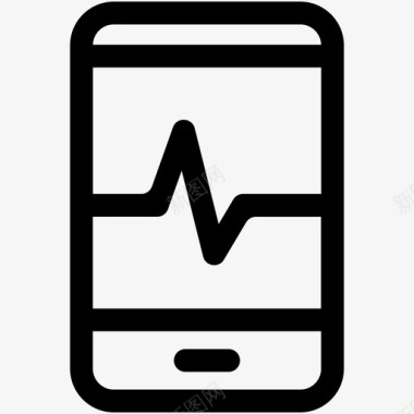 医疗应用程序智能手机移动应用程序图标图标