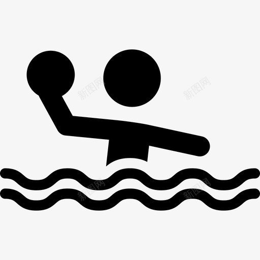 水排球轮廓运动运动图标svg_新图网 https://ixintu.com 水排球轮廓 运动 运动图片
