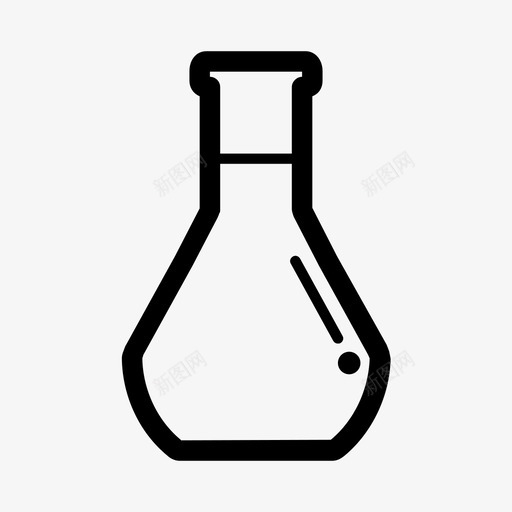 烧瓶化学玻璃器皿图标svg_新图网 https://ixintu.com 化学 化学实验室设备 实验室 烧瓶 玻璃器皿 科学