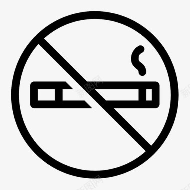禁止吸烟吸烟吸烟区图标图标
