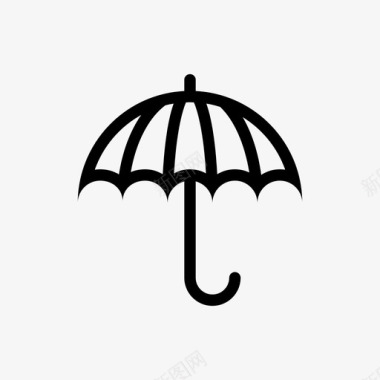伞配件雨图标图标