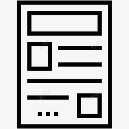 合同文档注释图标svg_新图网 https://ixintu.com sea 合同 文本表 文档 注释 现代业务线图标 表格