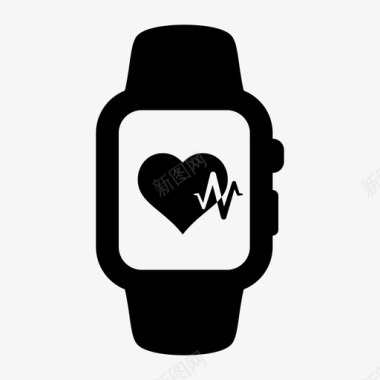 心脏监护仪手表心脏监护仪保健图标图标
