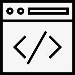 SEO基础html编码源代码编程图标高清图片