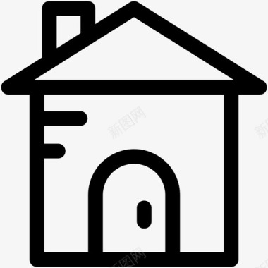 房子出售乡村房子图标图标