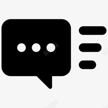 短信息聊天通讯图标图标