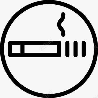 吸烟区允许香烟图标图标