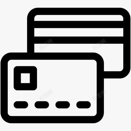 信用卡塑料货币商业图标svg_新图网 https://ixintu.com atm卡 信用卡 商业 塑料货币 消费 现金卡 账户 金融和支付可爱的图标 银行卡