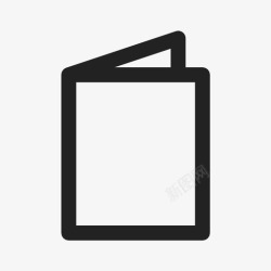 icon阅读方式卡片卡片书纸板图标高清图片