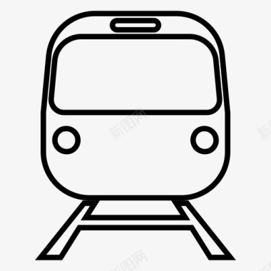 火车火车运输轨道图标图标