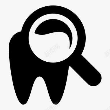 牙科检查牙科护理牙医图标图标