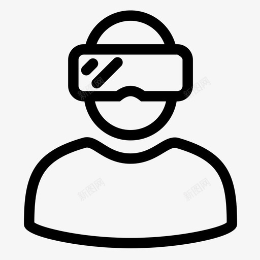 虚拟现实护目镜3doculus图标svg_新图网 https://ixintu.com 3d oculus 电子产品 虚拟现实 虚拟现实护目镜