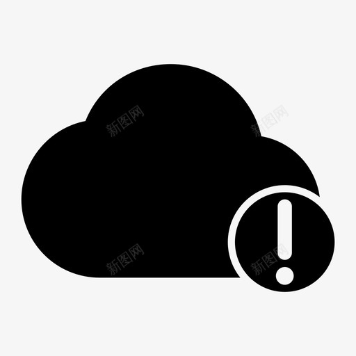 云警告云计算云数据图标svg_新图网 https://ixintu.com 云 云数据 云服务 云警告 云计算 天气 天空