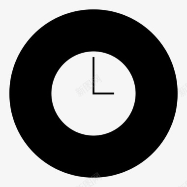 时钟模拟时钟准时图标图标