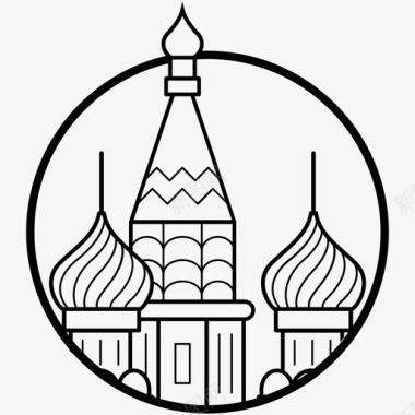 克里姆林宫要塞莫斯科克里姆林宫图标图标