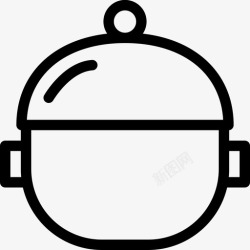 手工锅火锅烹饪锅食物图标高清图片