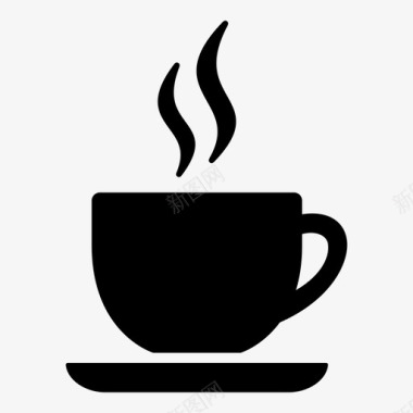 咖啡杯食物爪哇图标图标