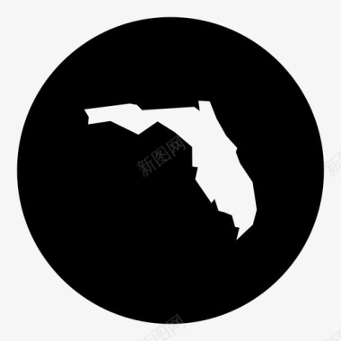 佛罗里达溪流州图标图标