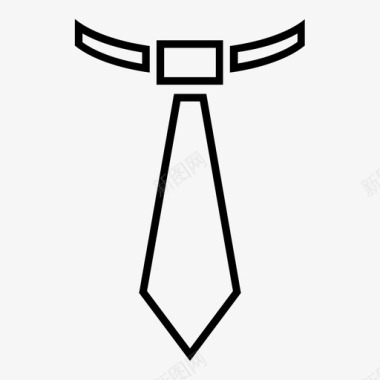 领带福宁领带结图标图标