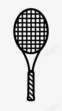 网球拍挥杆运动图标图标