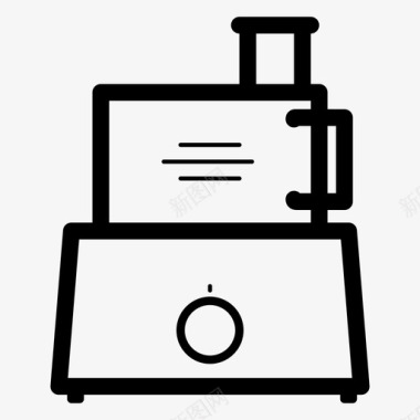 食品加工厨房厨具图标图标