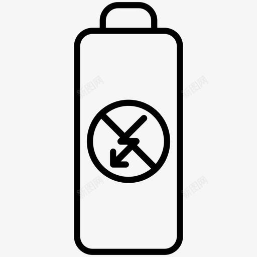 不充电电池干电池图标svg_新图网 https://ixintu.com 不充电 干电池 照片 电池 美味照片 能量